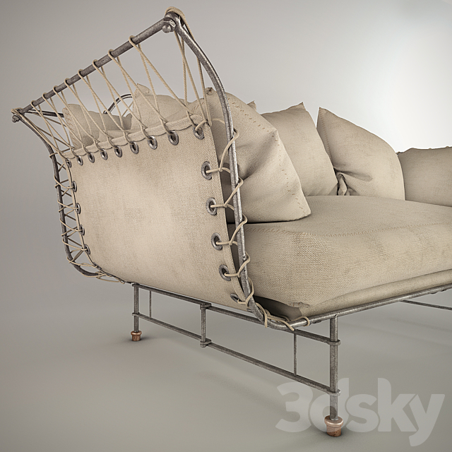 DR. LIVINGSTONE’S FOLDING CAMPAIGN BED 3DSMax File - thumbnail 3