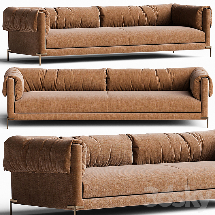 DROP Sofa By Ditre Italia 3DS Max Model - thumbnail 1