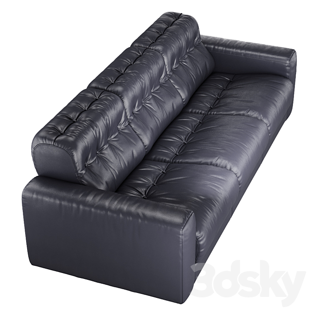 DS-40 Leather Living Room Set from De Sede 3ds Max - thumbnail 2