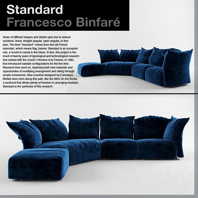 Edra_Standart sofa 3DSMax File - thumbnail 1
