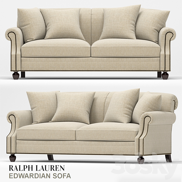 EDWARDIAN SOFA 3DSMax File - thumbnail 1