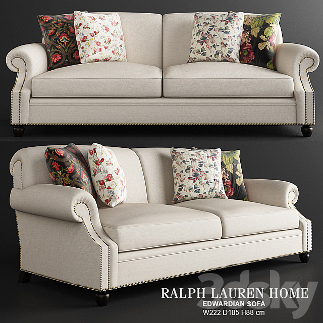 EDWARDIAN SOFA 3DSMax File - thumbnail 1