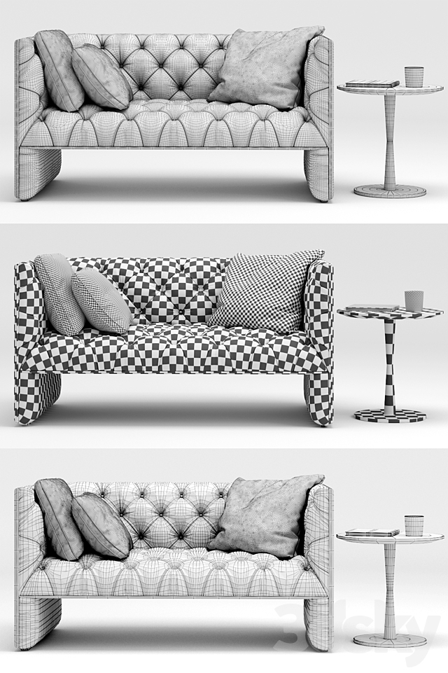 Edwards sofa 3DSMax File - thumbnail 3