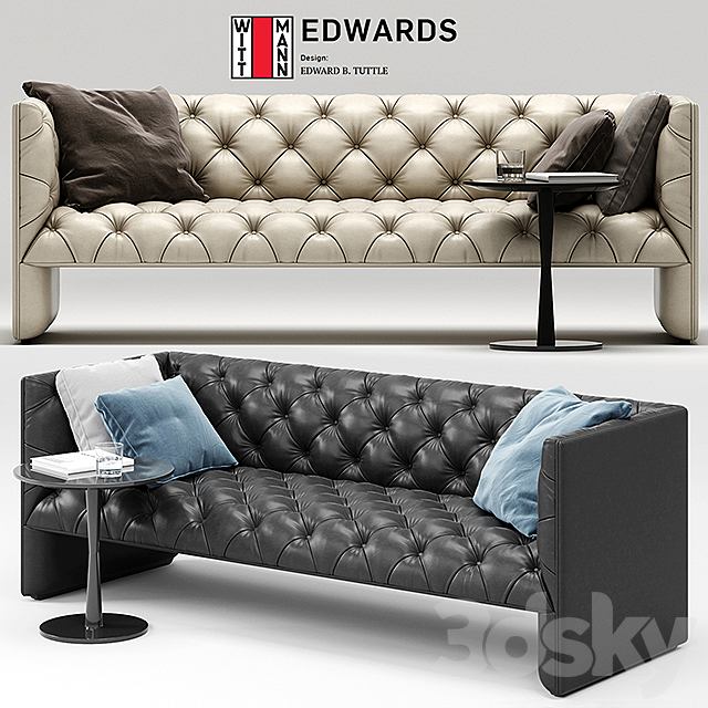 Edwards sofa 3DSMax File - thumbnail 1