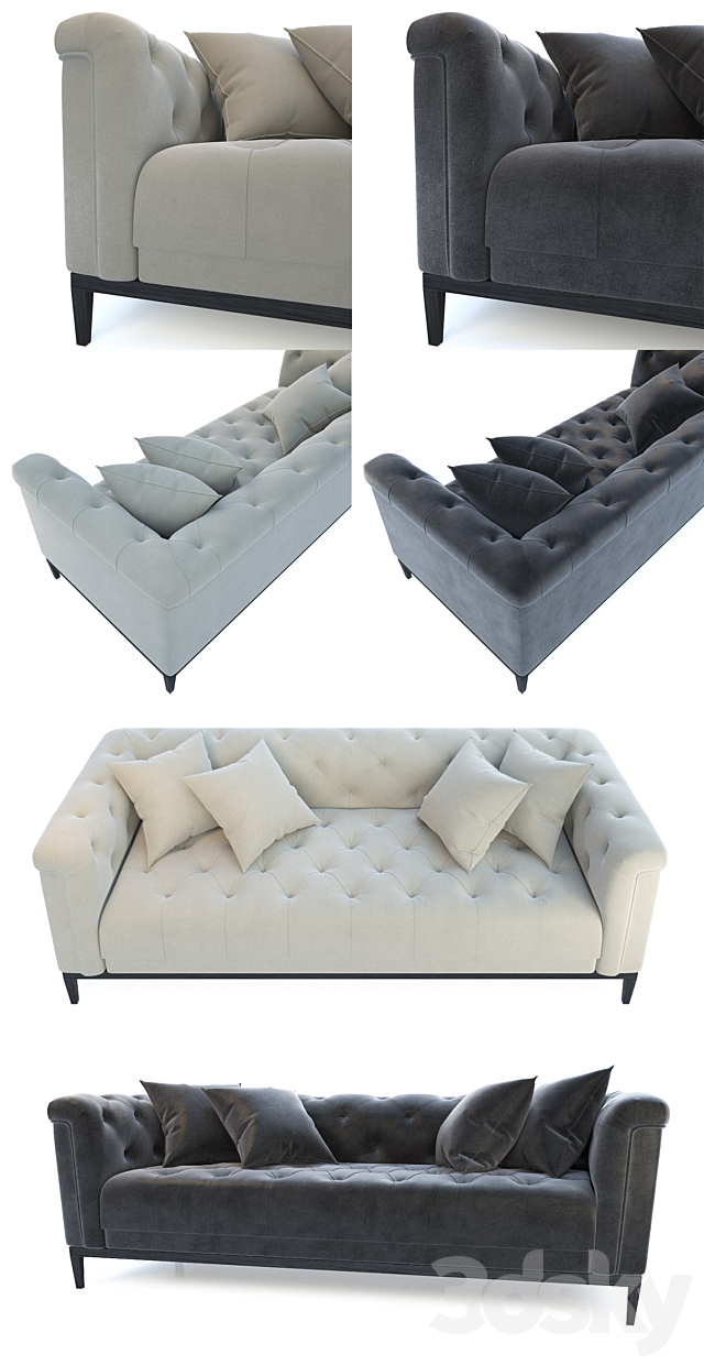 Eichholtz _ Cesare sofa 3DSMax File - thumbnail 2