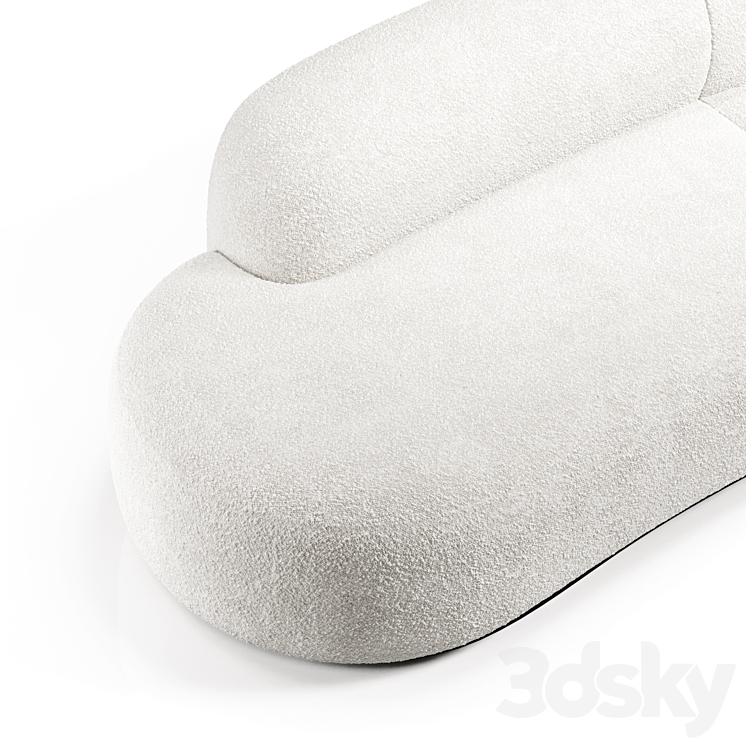 Eichholtz Bjorn Sofa S 3DS Max Model - thumbnail 2