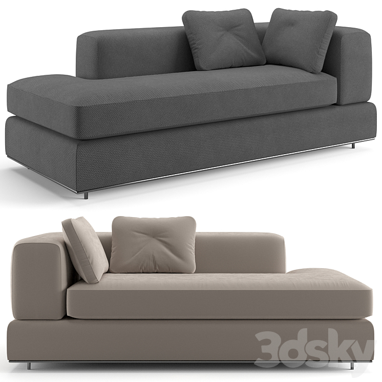 Eichholtz Canyon sofa 3DS Max Model - thumbnail 1