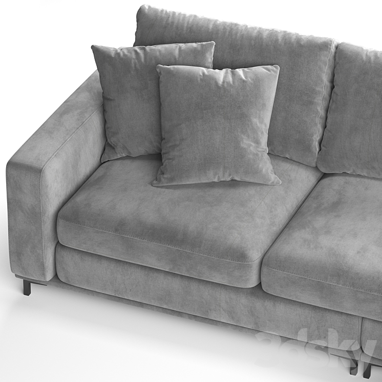 Eichholtz – Feraud Lounge Sofa 3DS Max Model - thumbnail 2