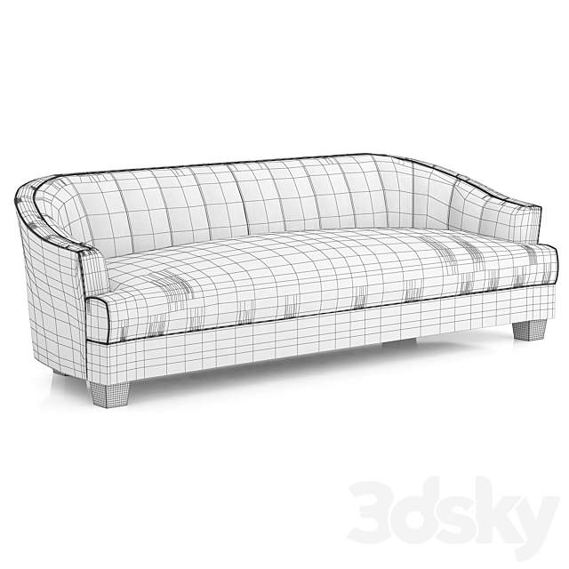 Eichholtz Polaris sofa 3ds Max - thumbnail 2