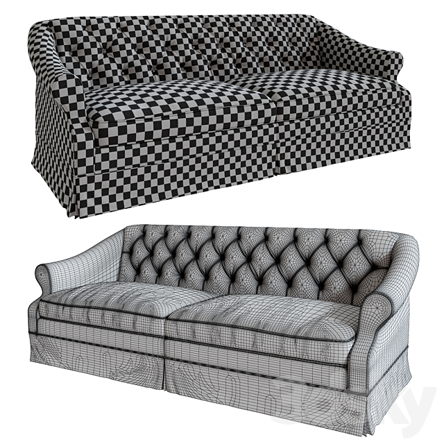 Eichholtz Sofa Langford 3DSMax File - thumbnail 2