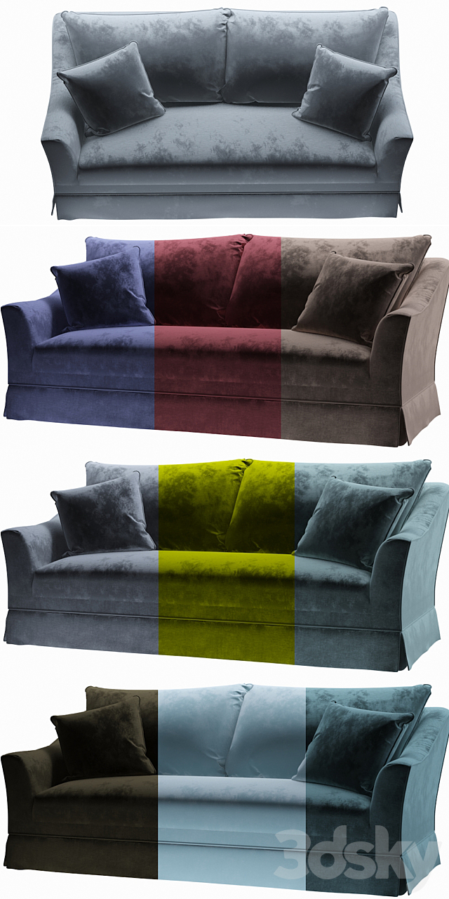 Eichholtz Sofa Marlborough 3DSMax File - thumbnail 2