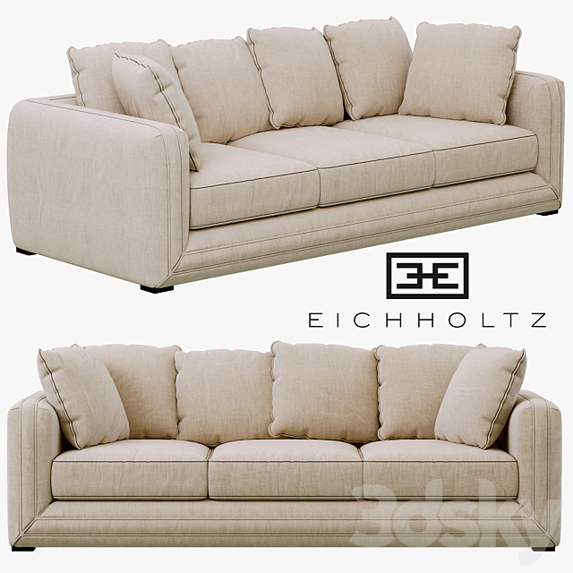 Eichholtz Sofa Menorca 3ds Max - thumbnail 1