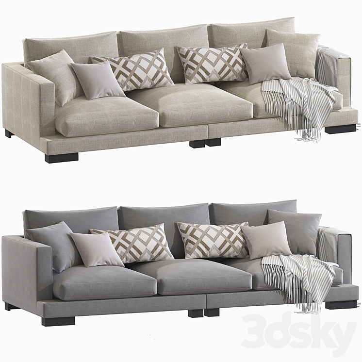 Eichholtz Tuscany Sofa 3DS Max Model - thumbnail 1