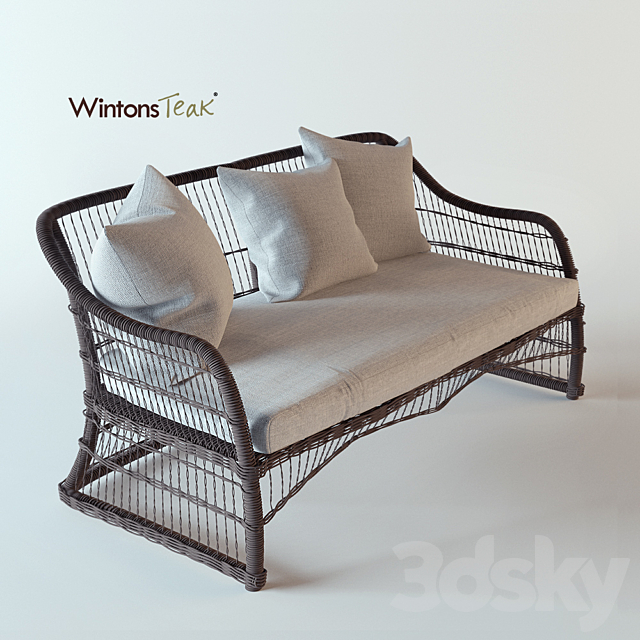 ELAN LOVESEAT sofa collection PR3 3DSMax File - thumbnail 1