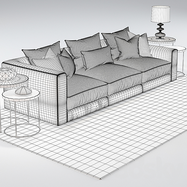 Elis sofa_The sofa and chair company_Coppice table 3DSMax File - thumbnail 2