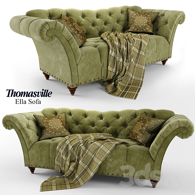 Ella Sofa 3DSMax File - thumbnail 1