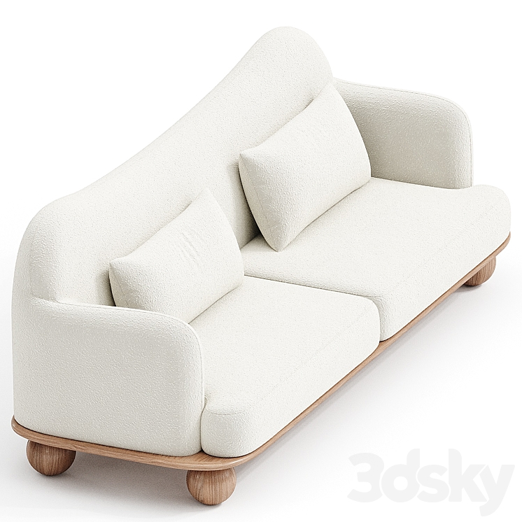 ENZO SOFA 3DS Max Model - thumbnail 2