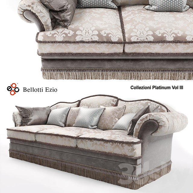 Ezio Bellotti Sofa 3DSMax File - thumbnail 1