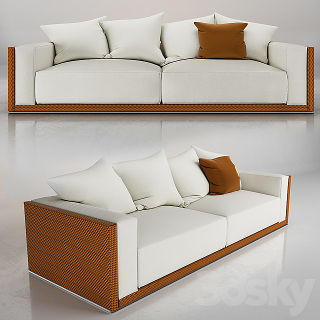 Fendi Freedom Sofa 3DSMax File - thumbnail 1