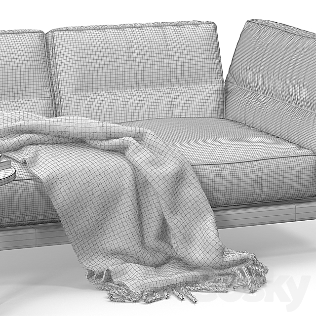 Flexform Adda sofa set 3DSMax File - thumbnail 3