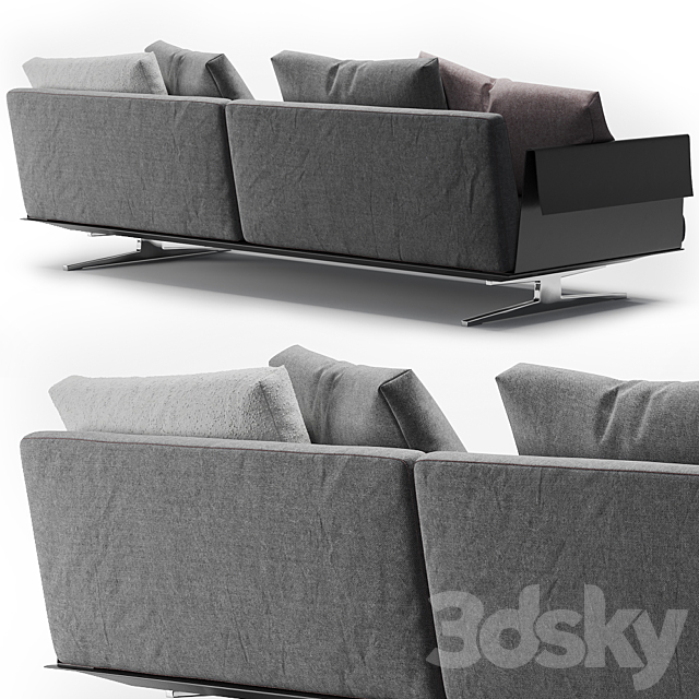 Flexform Bretton Sofa 3DSMax File - thumbnail 3