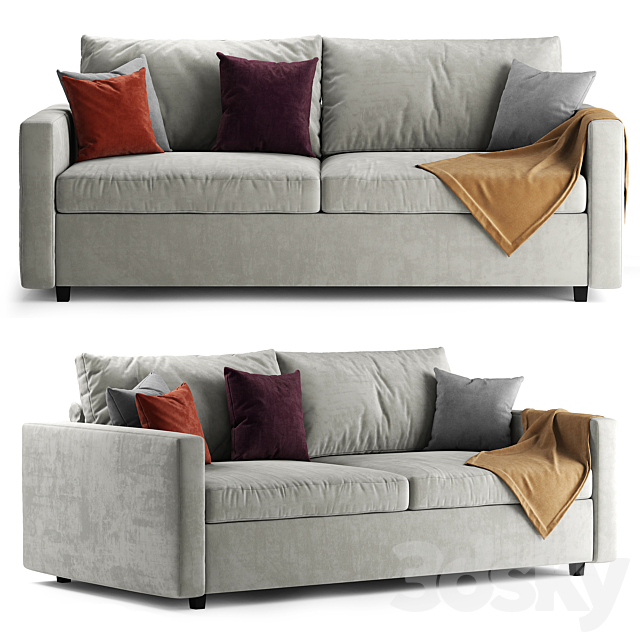 Flexform gary sofa 3DSMax File - thumbnail 1