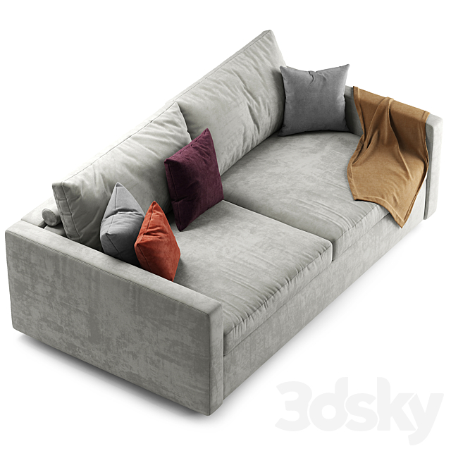 Flexform gary sofa 3DSMax File - thumbnail 2