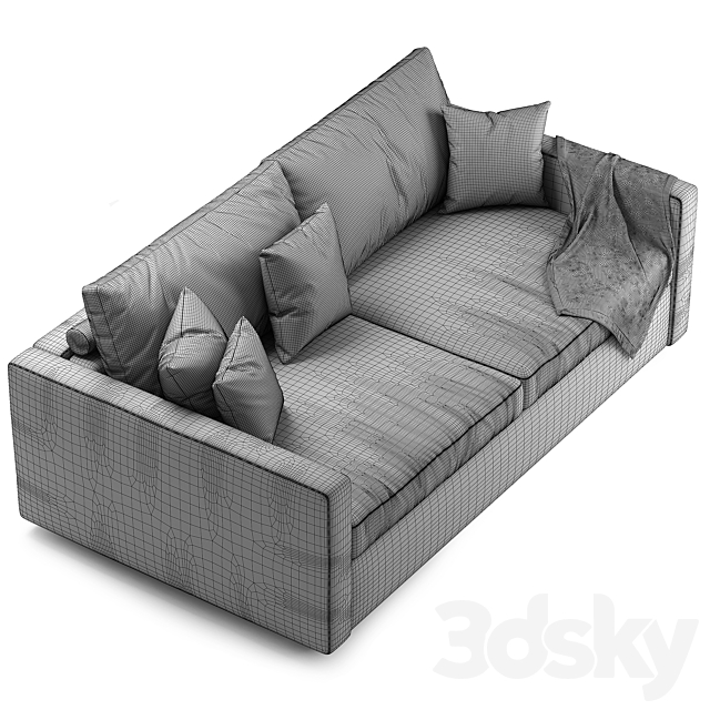 Flexform gary sofa 3DSMax File - thumbnail 3