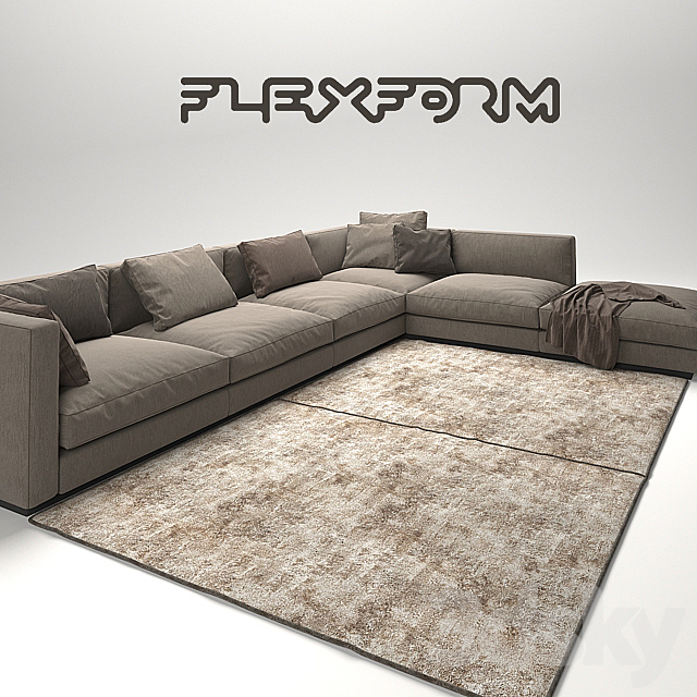 Flexform Pleasure 3 3DSMax File - thumbnail 2