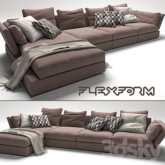 Flexform Sunny 3DSMax File - thumbnail 1