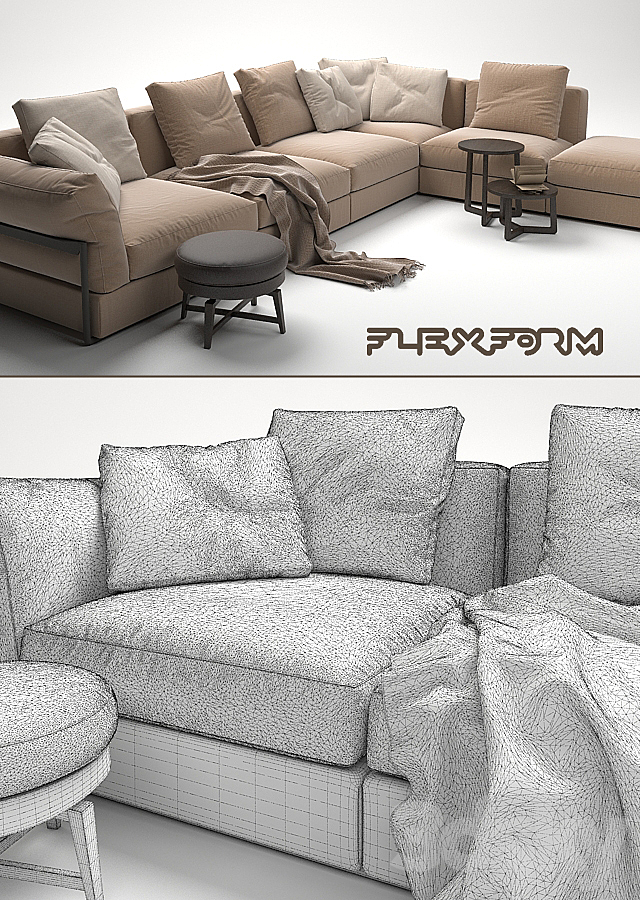 Flexform zeno 3DSMax File - thumbnail 3