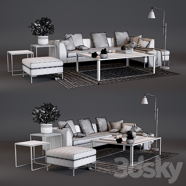 Flexteam Planet Sofa 3DSMax File - thumbnail 3