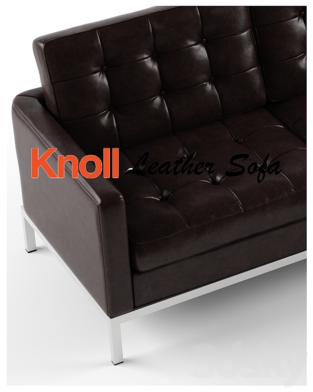 Florence Knoll Sofa (3-seater) 3DSMax File - thumbnail 3