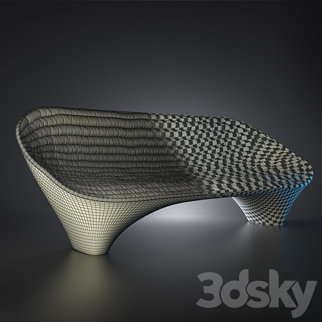 FLOW Sofa 3DS Max Model - thumbnail 3