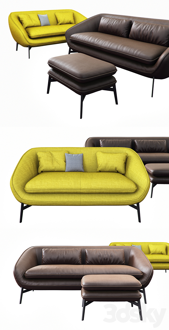 FLOW SOFA 3DSMax File - thumbnail 2