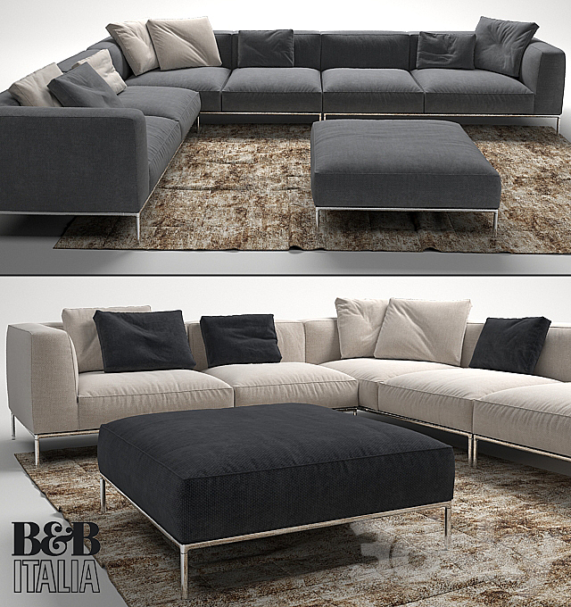 FRANK SOFA by B&B Italia 3DSMax File - thumbnail 2