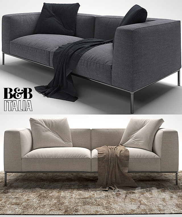 FRANK Sofa by B&B Italia 3DSMax File - thumbnail 2