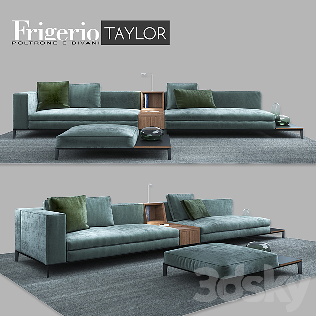 FRIGERIO Italia TAYLOR sofa set 3DSMax File - thumbnail 1