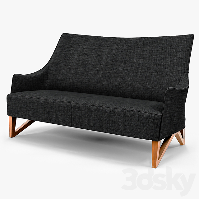 Giorgetti mobius sofa 63943 3DS Max Model - thumbnail 2