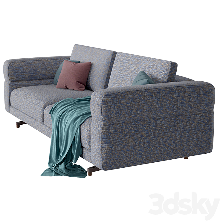 Giorgetti SoHo Sofa 3DS Max Model - thumbnail 2