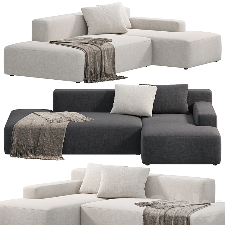 Globe soft Sofa by cosmorelax sofas 3DS Max Model - thumbnail 1