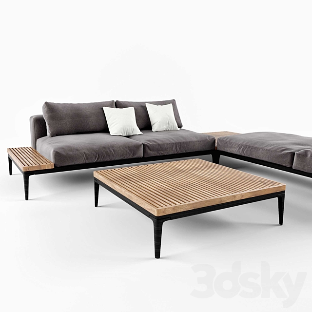 Gloster Grid Sofa 3DSMax File - thumbnail 2