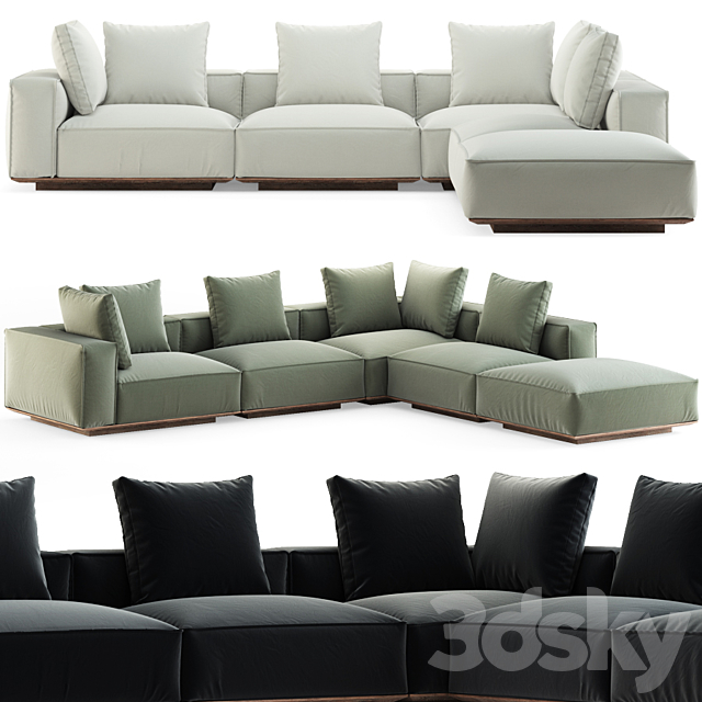 HARBOR _ SANTORINI SOFA 3DSMax File - thumbnail 1