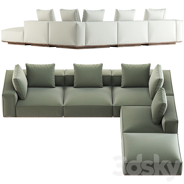 HARBOR _ SANTORINI SOFA 3DSMax File - thumbnail 3