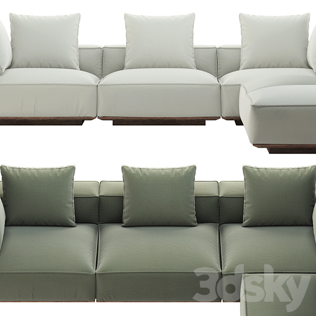 HARBOR _ SANTORINI SOFA 3DSMax File - thumbnail 4