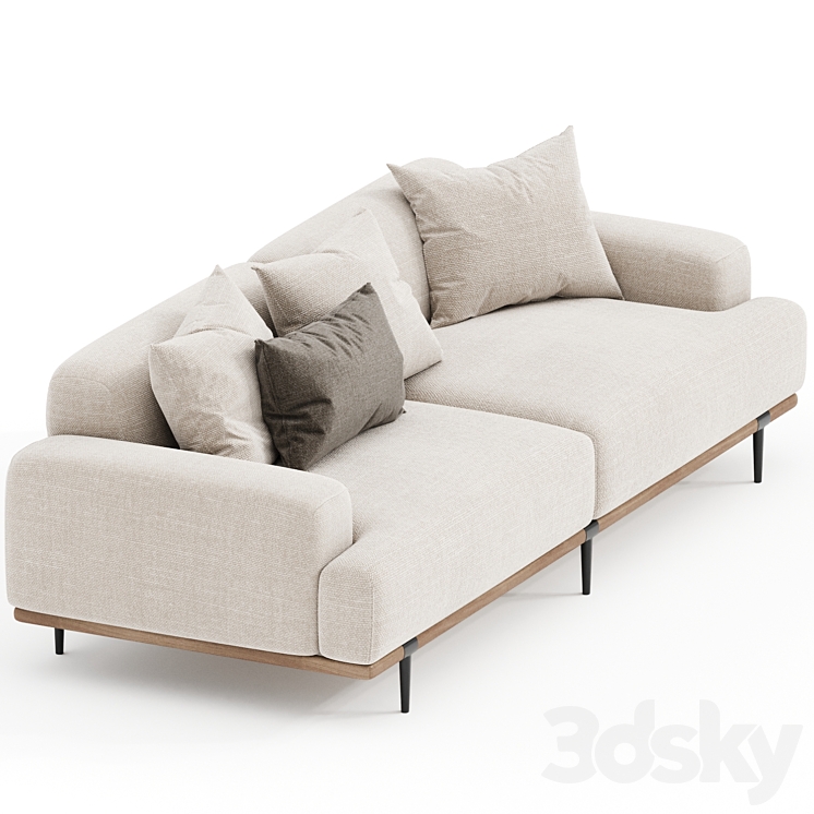 Hastings Sofa 97 Irving Flax 3DS Max Model - thumbnail 2