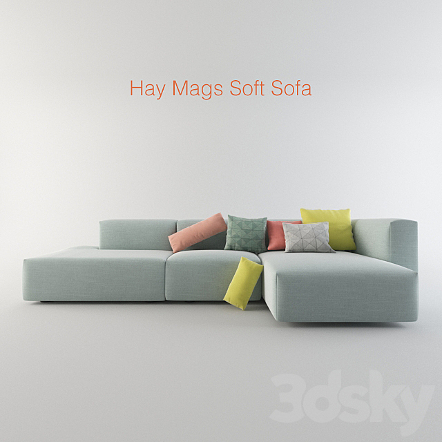 Hay Mags Soft Sofa 3DSMax File - thumbnail 1