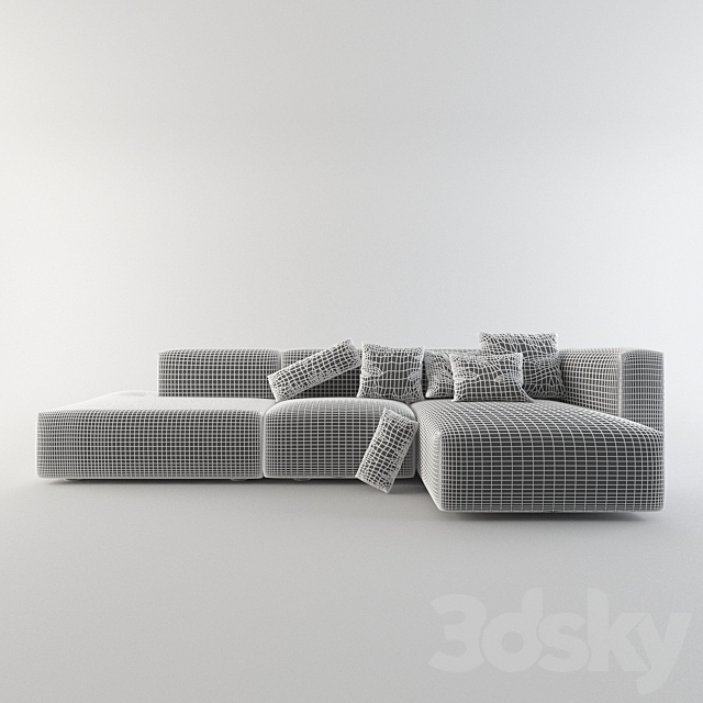 Hay Mags Soft Sofa 3DSMax File - thumbnail 2