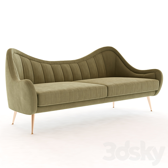 Hermes Sofa 3DSMax File - thumbnail 2