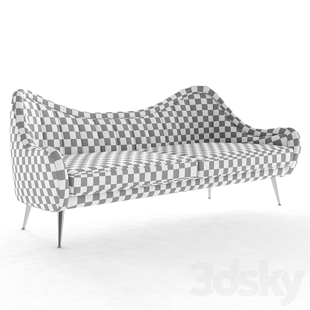 Hermes Sofa 3DSMax File - thumbnail 3